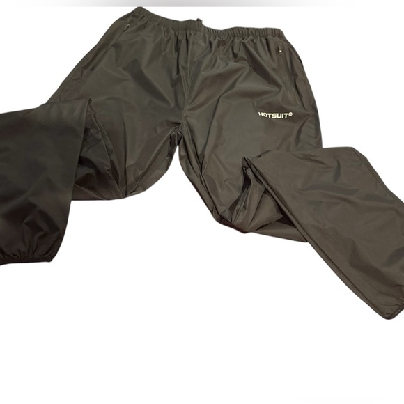 HOTSUIT Sauna Suit Pants – Black – Sweat-Enhancing Workout Gear XXL - Picture 6 of 12